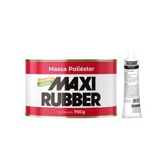 MASSA DE POLIESTER MAXI RUBBER 750G+CATALISADOR