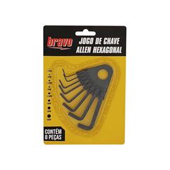 JOGO CHAVE ALLEN BRAVO 8PCS
