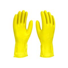 LUVA LÁTEX ZEUS FORRADA AMARELO M