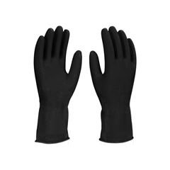 LUVA LÁTEX ZEUS FORRADA PROFISSIONAL AMARELO GG