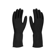 LUVA LÁTEX ZEUS FORRADA PROFISSIONAL 45CM AMARELO GG