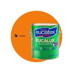 ESMALTE SINTÉTICO BRILHANTE EUCATEX EUCALUX  GALÃO 3,6L LARANJA