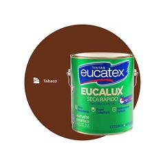 ESMALTE SINTÉTICO BRILHANTE EUCATEX EUCALUX  GALÃO 3,6L TABACO
