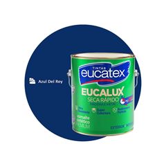 ESMALTE SINTÉTICO BRILHANTE EUCATEX EUCALUX  GALÃO 3,6L AZUL DEL REY