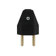 PINO MACHO SOPRANO 2P 10A 250V PRETO