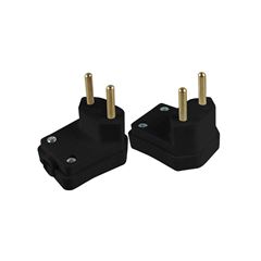 PINO MACHO SOPRANO GIGANTE 2P 10A 250V PRETO