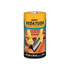 FITA VEDA TUDO DE ALUMÍNIO VEDACIT ROLO 30CM X 10M