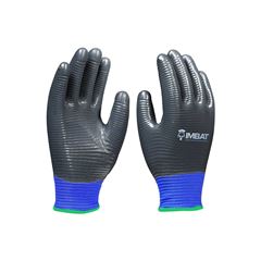 LUVA POLIÉSTER NITRILA AZUL IMBAT 08-M