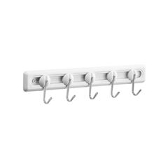 CABIDEIRO PLÁSTICO BRANCO METAL COM ADESIVO PRIMAFER  0,5KG