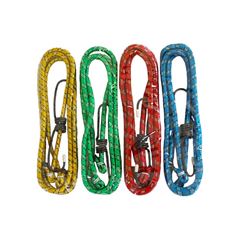 EXTENSOR ELÁSTICO FERTAK COM GANCHOS DE PLÁSTICO 8MM X 200CM