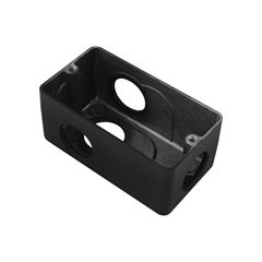 CONDULETE MÚLTIPLO 3/4 TIPO L IMAR PRETO FOSCO