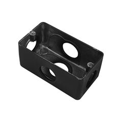 CONDULETE MÚLTIPLO 3/4 TIPO X IMAR PRETO FOSCO