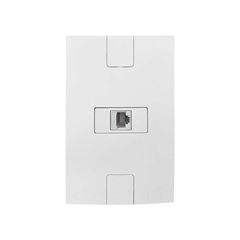 PLUZIE LINHA NEW CAPRICE BRANCA TOMADA KEYSTONE RJ45 CAT.6