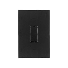 PLUZIE LINHA NEW CAPRICE PRETO 1 INTERRUPTOR SIMPLES VERTICAL 10A