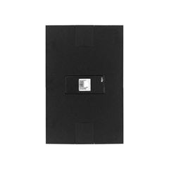 PLUZIE LINHA NEW CAPRICE PRETO 1 TOMADA PARA TELEFONE RJ11 PLACA 4X2