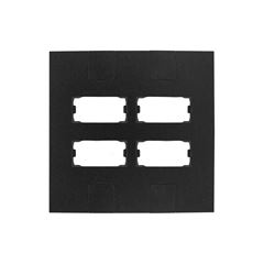 PLUZIE LINHA NEW CAPRICE PRETO PLACA 4X4 PARA 4 MÓDULOS