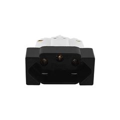 PLUZIE LINHA NEW CAPRICE PRETO 1 MÓDULO 1 TOMADA 2P+T 20A 250V