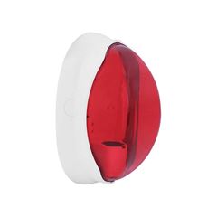 LUMINÁRIA PLUZIE DECORATIVA VERMELHO COM BASE BRANCO 15W BIVOLT
