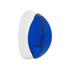 LUMINÁRIA PLUZIE DECORATIVA AZUL COM BASE BRANCO 15W BIVOLT