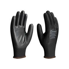 LUVA POLIÉSTER COM PU IMBAT PRETO 09-G