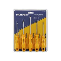 CHAVE FENDA/PHILLIPS BRASFORT CR-V C/05 PEÇAS