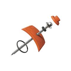 KIT VEDACAO E FIXACAO TERRACOTA COLONIAL TELHA PVC C/20 -MAXPLAST