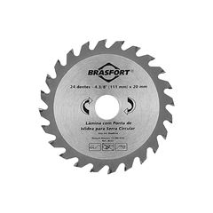 DISCO PARA MADEIRA CIRCULAR WIDEA 4.3/8X24D -BRASFORT