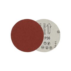 DISCO DE LIXA(VELCRO)SEM FURO 125MM GRÃO 36 -TITANIUM