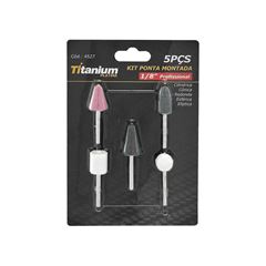 JOGO DE PONTAS MONTADA TITANIUM COM 05 PEÇAS