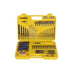 JOGO DE BROCA COM MALETA TITANIUM 110 PEÇAS