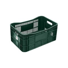 CAIXA PLÁSTICA PARA VERDURAS ROOBUST MULTIUSO VERDE 36 LITROS