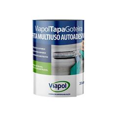 FITA VEDA TUDO DE ALUMÍNIO VIAPOL MULTIUSO ROLO 20CM X 10M