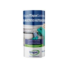 FITA VEDA TUDO DE ALUMÍNIO VIAPOL MULTIUSO ROLO 30CM X 10M