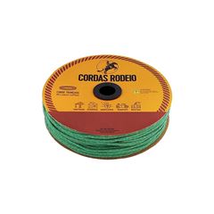 CORDA CARRETEL RODEIO SEDA PET VERDE N°06 C/120M -FORCE