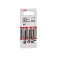 Bit Phillips Bosch Extra Hard PH2 49mm 3 Peças