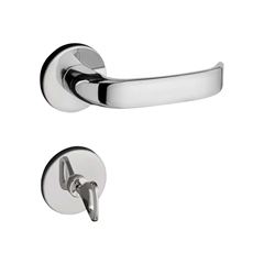 FECHADURA PADO ZAMAC CONCEPT ROSETA BANHEIRO MAÇANETA RETA CROMADO