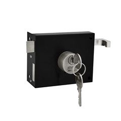 FECHADURA SILVANA SOBREPOR PARA PORTÃO FORT - 100MM PTO