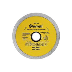 DISCO DIAMANTADO STARRETT CONTINUO LINHA PRO 110MM X 20MM