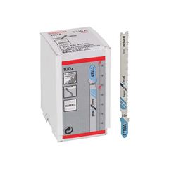 LÂMINA PARA SERRA TICO-TICO PARA METAL T118A PACOTE COM 100 UNIDADE -BOSCH