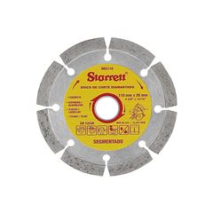 DISCO DIAMANTADO STARRETT SEGMENTADO LINHA PRO 110MM X 20MM