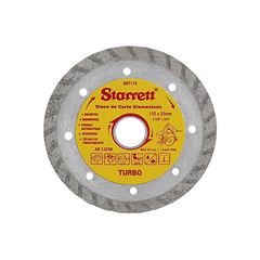 DISCO DIAMANTADO STARRETT TURBO LINHA PRO 110MM X 20MM
