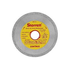 DISCO DIAMANTADO STARRETT CONTINUO LINHA  S   110MM X 20MM