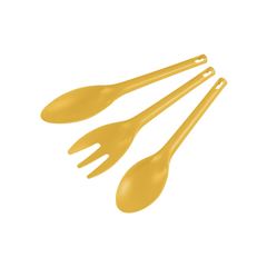 CONJUNTO PARA JARDIM-ESCARDILHO/PA/GARFO TRAMONTINA AMARELO 3 PECAS