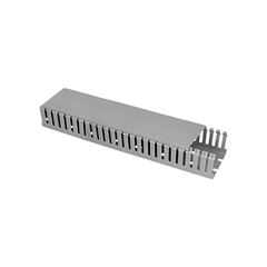 BARRA CANALETA RECORTE ABERTO PVC 80MM X 50MM X 2M CNZA -DECORLUX