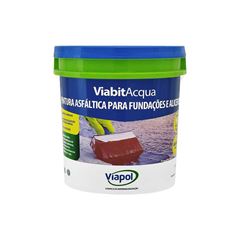 PINTURA ASFÁLTICA ACQUA VIABIT BALDE 18L -VIAPOL