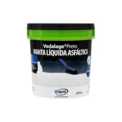 MANTA LIQUIDA VEDALAGE PRETO BALDE 18L  -VIAPOL