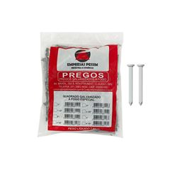PREGO COMPREL QUADRADO 1   GALVANIZADA PACOTE C/01KG