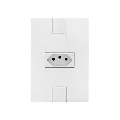 MEC-TRONIC LINHA CLICK BRANCO 1 TOMADA 2P+ T HORIZONTAL 20A