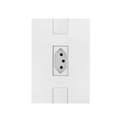 MEC-TRONIC LINHA CLICK BRANCO 1 TOMADA 2P+ T VERTICAL 20A