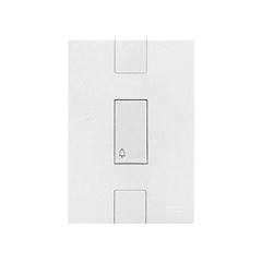 MEC-TRONIC LINHA CLICK BRANCO PULSADOR PARA CAMPAINHA 10A VERTICAL
